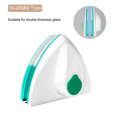 자석 창문 청소기 이중 유리 자석 유리 발코니 창문 청소 브러시 자동 양면 와이퍼 표면 청소기, 15-26mm Type, 1개