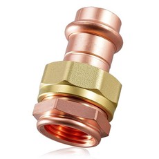 구리 프레스 피팅 1.3cm(1/2인치) 크림프 X 암 커넥터 파이프 연결에 적합 PRESS074 교체_137518