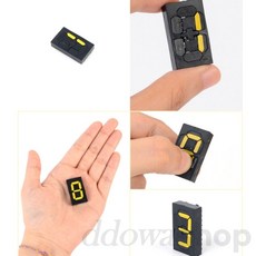 또와상회 달력 숫자표시 넘버링 소형 디지털숫자모양 회전식, 단일, 1개, N3 - 흰색