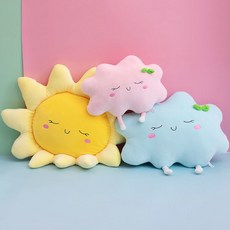 보들보들 포근한 캐릭터쿠션 분위기전환 인테리어쿠션 카페소품, 노랑햇님
