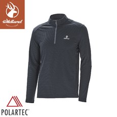 Wildland 荒野 男 Polartec pd 格狀抗臭 zip 長袖衣