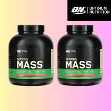 옵티멈뉴트리션 시리어스 매스 MASS 고단백질 파우더 딸기맛 2.72kg 2통, 2개