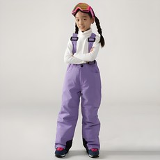 Eprider 兒童素色吊帶滑雪褲