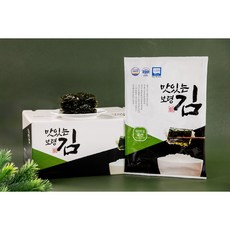 맛있는 보령김 대천김 식탁 도시락 전장 파래 재래 사각김밥 5g 명품 김밥 광천 선물세트, 1개