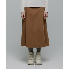 매장정품 내셔널지오그래픽 N244WSK040 여성 코듀로이 스커트 TAN