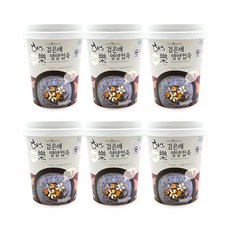 푸른가족 검은깨 영양컵죽, 33g, 6개