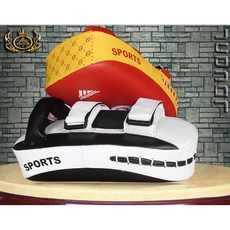 九段龍泰拳靶 腳靶 拳擊手靶 跆拳道 泰拳 散打 搏擊UFC JDL太空靶 原廠公司貨, 1個, 紅黑（單個）