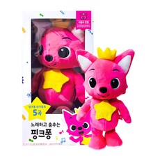 미미월드 노래하고 춤추는 핑크퐁 인형 인기동요 5곡, 단품, 1개
