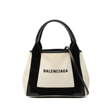 발렌시아가 중고 2018-2026 캔버스 네이비 카바스 XS 사첼 백