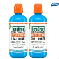 TheraBreath 凱斯博士 漱口水 冰涼薄荷, 1個