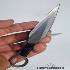 표창 수리검 나루토 코스튬 닌자 투척 단검 호신용 표창 스로잉나이프, 쿠나이 실버 1개, 1개