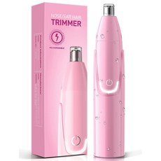 ZORAMI 충전식 얼굴 2026 눈썹 트리머 남성 전문 강력한 트리머 여성용 없는 코털, 핑크