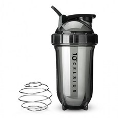 10도씨 불릿쉐이커 500ml 트라이탄 쉐이커보틀 뜨거운물 식기세척기 가능 물통 헬스 스포츠 물통 피트니스, 스모키