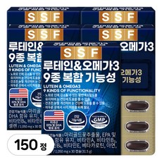 순수식품 루테인 오메가3, 30정, 5개
