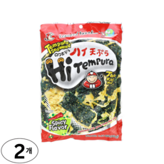 태국 김과자 타오케노이 하이템푸라 씨위드 스낵 매운맛, 2개, 40g