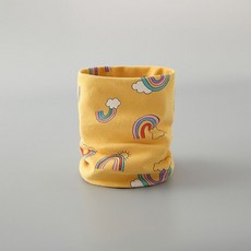 兒童純棉圍脖 彈性保暖圍脖 男童女童卡通印花圍脖