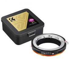 KnF LM-E PRO 렌즈변환 어댑터 라이카 M 렌즈 > 소니 E 바디 - 내부무반사코팅 - LM Lens to Sony E PRO adapter, 1개