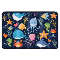 차량 자동차 햇빛가리개 자석 유아 뒷좌석, 1개, 04. 아쿠아리움