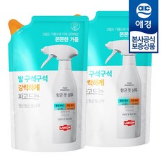 랩신 풋샴푸 리필, 2개, 400ml, 1개입