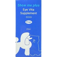 Show me plus 寵物眼部維他命補充液(犬) 20ml, 1個