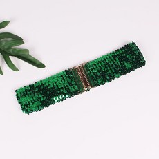 와이드스팽글벨트 차밍댄스복 라틴댄스복(1) (1), 에메랄드