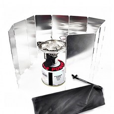 [10단 버너바람막이]버너바람막이 가림막 바람차단 캠핑용품 스토브바람막이 10단바람막이 낚시용품 캠핑, 1개, 버너바람막이