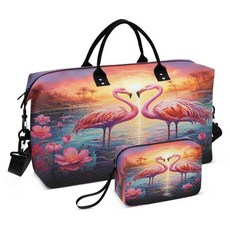 WEIYEKO 여행용 더플 백 체육관 가방 위켄더 세면도구 포함 여행 토트백 멀티컬러24. 라지