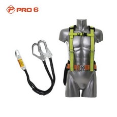 PRO6 상체식벨트 TA-014 A 014-A호 형광, 1개