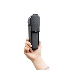 BRDRC DJI Pocket 3 보호 케이스 / 플립 오픈 디자인 / 내장 필터 수납 / 방진 생활방수 / 손목 스트랩 포함, 1개, Pocket 3 짐벌 보호 커버 블랙
