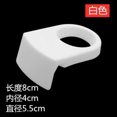 廢物專賣店 啤酒卡扣 雞尾酒卡扣 酒杯扣 - 適用於啤酒杯 雞尾酒杯 調酒杯, 白色, 1個