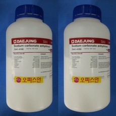 탄산나트륨 (무수) 무수탄산나트륨 (GR-특급) 500G 1KG (kor-삼전 대정) Sodium carbonate anhydrous, 1개, 500ml
