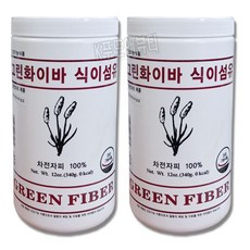 그린화이바 식이섬유 차전자피 제품 340g 2개