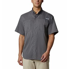 Columbia 남성용 PFG 타미아미 II UPF 40 반팔 피싱셔츠 쿨 그레이 M 149885