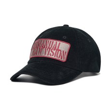 [노매뉴얼] SIGN PATCHED CORDUROY BALL CAP - BLACK