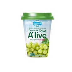덴마크 테이크 얼라이브 머스캣 청포도, 250ml, 24개