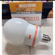 東亞17W比利神童傳統省電燈泡黃光, 1個