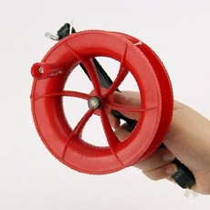 농사 놀이 연날리기 실타래 원형 얼레 손잡이 야외 활동 농업 작업 보조 용품, 1개