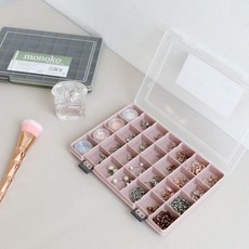 문구 공구 생활 용품 장난감 다용도 소품 정리함 HSC 130 비즈 보관함 부속 나사, 다크그레이, 1