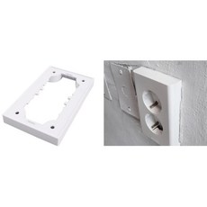 콘센트보조대 서포트 들뜸 커버틈새 매입콘센트, 1개