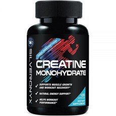 크레아틴 모노하이드레이트 1회 제공량당 3000mg - 3배 강도 미립자 크레아틴 파우더 - 마른 근육 힘 에너지 및 지구력 지원 - 천연 보충제 GMO 프리 미국 병, 1개, 120