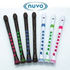 누보 소프라노 리코더 플러스 저먼식 운지가편한, 화이트-블루, 1개