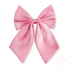 사안 리본 넥타이 핑크 주니어 넥타이 리본 장식 데스크 폼 나비타이