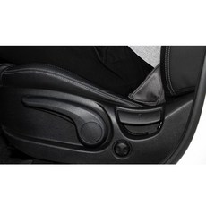 본투로드 국산 차량용 코지 트리플 요추쿠션 목베개 알칸타라 목쿠션 헤드 목 등 쿠션, 도트레더_네이비, 1개