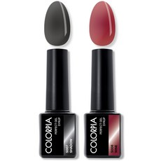 칼라피아 원스텝 퍼펙트젤 시럽 젤네일 세트, 1세트, 03. 쉐도우+와인