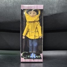 NECA 鬼媽媽 卡洛琳 雨衣版 7吋可動人偶, 1個, 卡洛琳 黃色皮衣版 盒裝