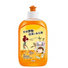 多效地板清潔液 瓷磚木地板清潔劑 家用清香去汙清潔液 廚房玻璃衛浴清潔劑 (500ml), 1個, 500ml-地板清潔液