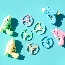 마카롱총 팽이 프로펠러 4개 세트 디저트 바게트 회전목마 스위츠 공중 점핑 바람개비 고급