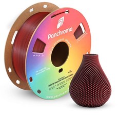 Polymaker Panchroma 듀얼 컬러 매트 PLA 필라멘트 포기 오렌지 (그레이-오렌지) 1.75mm 3D 프린팅 프린터 대부분의 FDM 프린터에 적합 1kg 스풀, 16 127 - 1.75mm 듀얼 매트 섀도우 레드 (