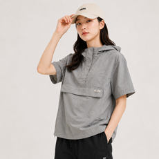 네파 여성 아노락 바람막이 여름 경량 후드 쿨링 도레모드파우치