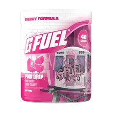 G Fuel Gummy Sharks 에너지 드링크 파우더 게임용 운동 전 카페인 믹스 무설탕 포커스 아미노 비타민 + 항산화 물질 277.8g(9.5온스) (구미 상어, 1개